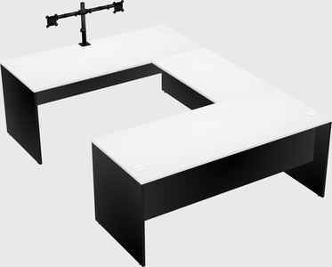 U-shaped desk