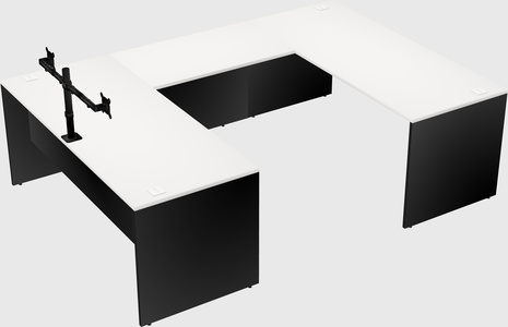 U-shaped desk