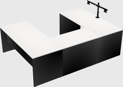 U-shaped desk