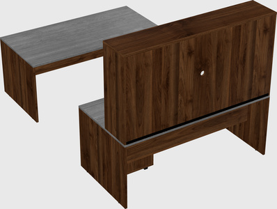 U-shaped desk