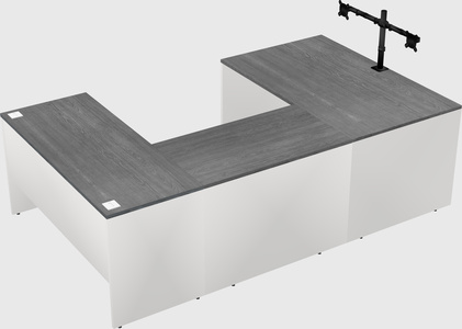 U-shaped desk