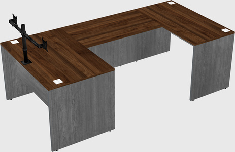 U-shaped desk