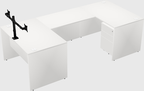 U-shaped desk