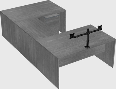 U-shaped desk