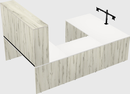 U-shaped desk