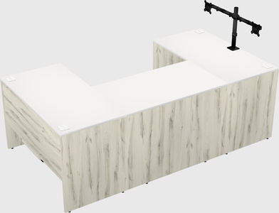 U-shaped desk