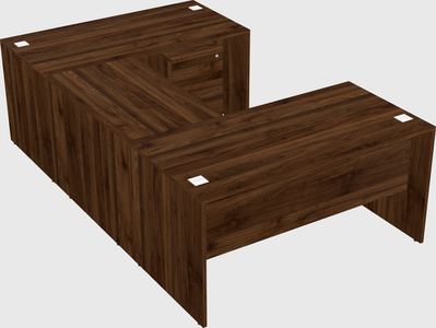 U-shaped desk