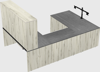 U-shaped desk