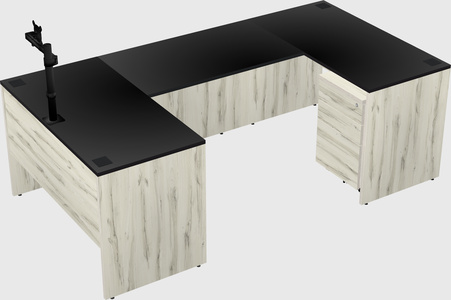 U-shaped desk