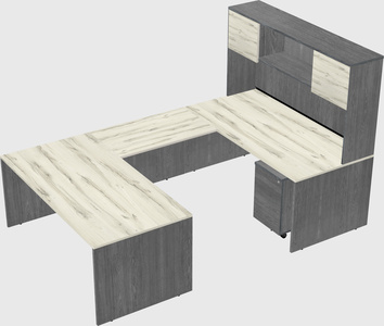 U-shaped desk