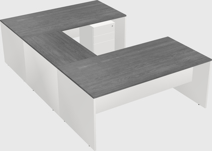 U-shaped desk