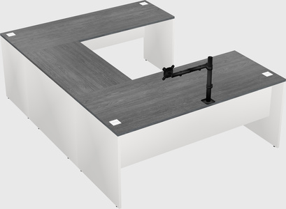 U-shaped desk