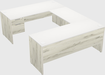 U-shaped desk