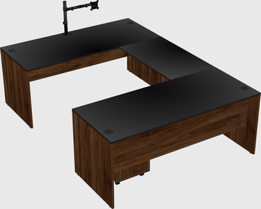 U-shaped desk