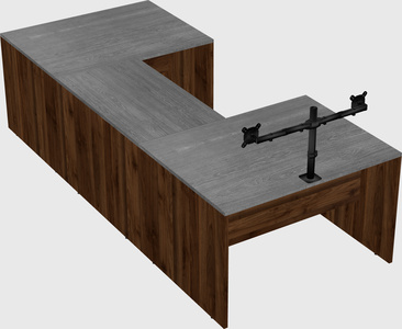 U-shaped desk