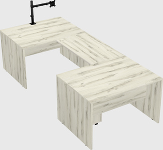 U-shaped desk