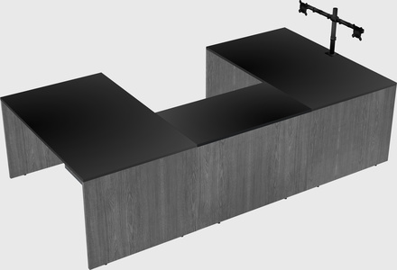 U-shaped desk