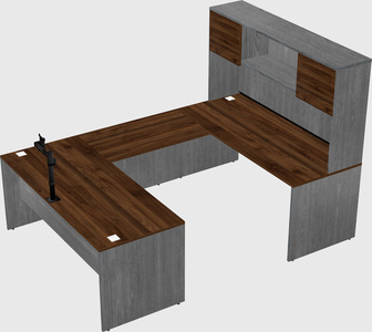 U-shaped desk