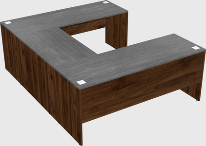 U-shaped desk