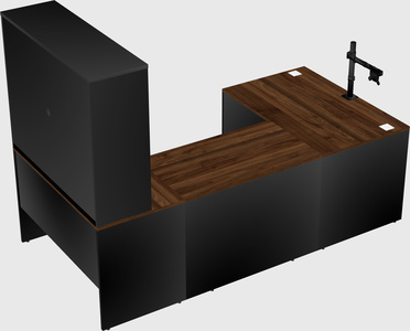 U-shaped desk