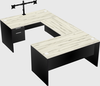 U-shaped desk