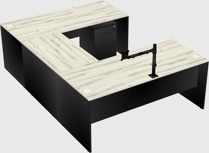 U-shaped desk