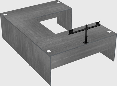 U-shaped desk