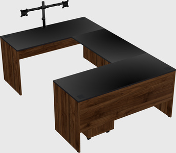 U-shaped desk
