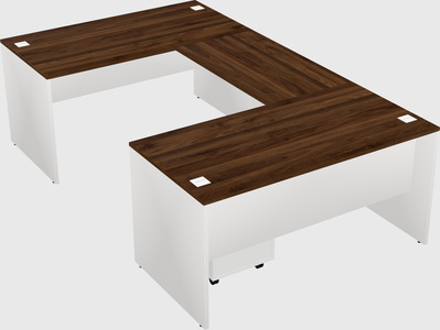 U-shaped desk