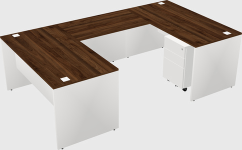 U-shaped desk