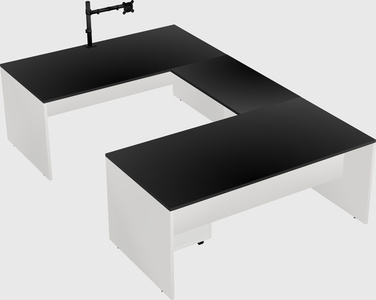 U-shaped desk
