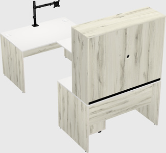 U-shaped desk