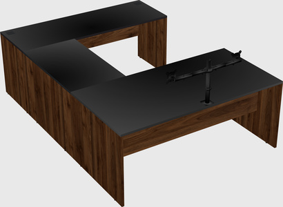 U-shaped desk