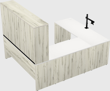 U-shaped desk