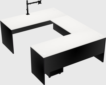 U-shaped desk