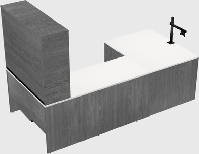 U-shaped desk