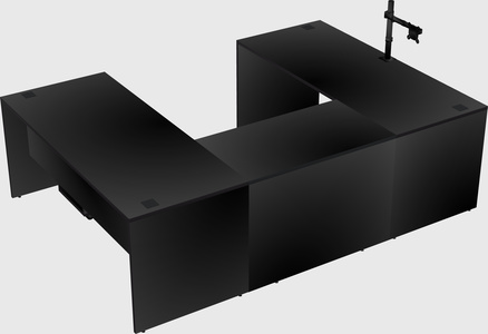 U-shaped desk