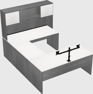 U-shaped desk