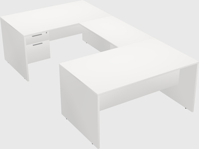 U-shaped desk