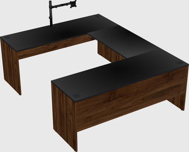 U-shaped desk