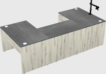 U-shaped desk