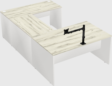 U-shaped desk