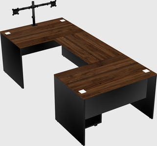 U-shaped desk
