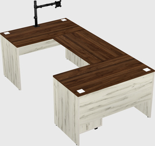 U-shaped desk