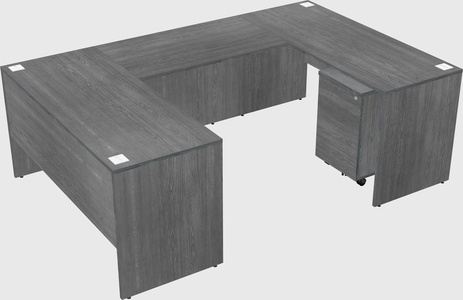 U-shaped desk