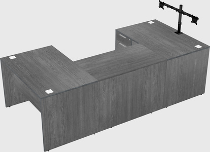 U-shaped desk