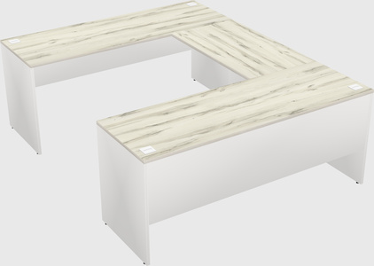 U-shaped desk