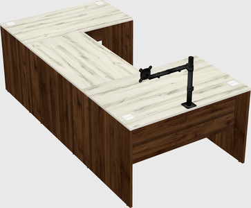 U-shaped desk