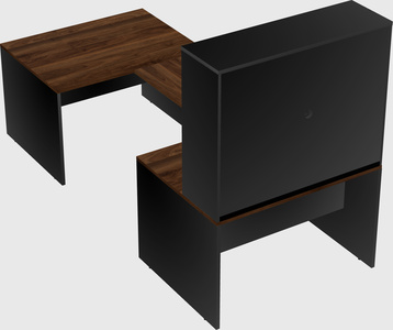 U-shaped desk
