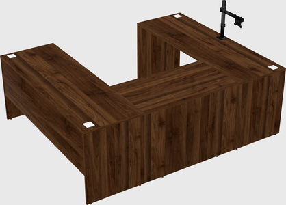 U-shaped desk